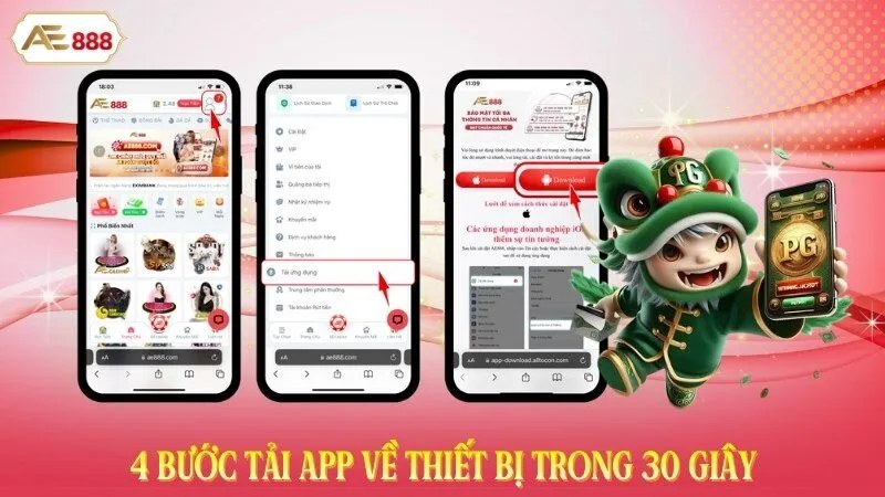 4 bước tải app về thiết bị trong 30 giây